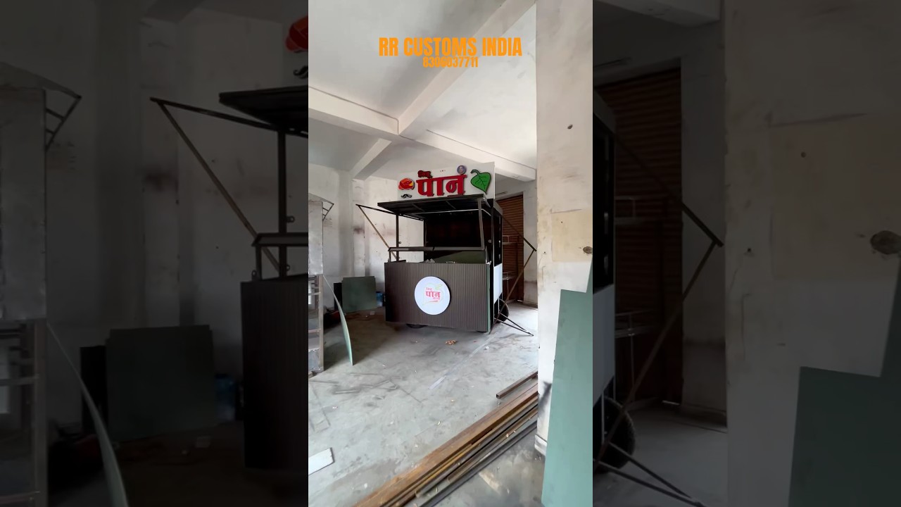 Pan Shop Setup in Bike Tow Cart 