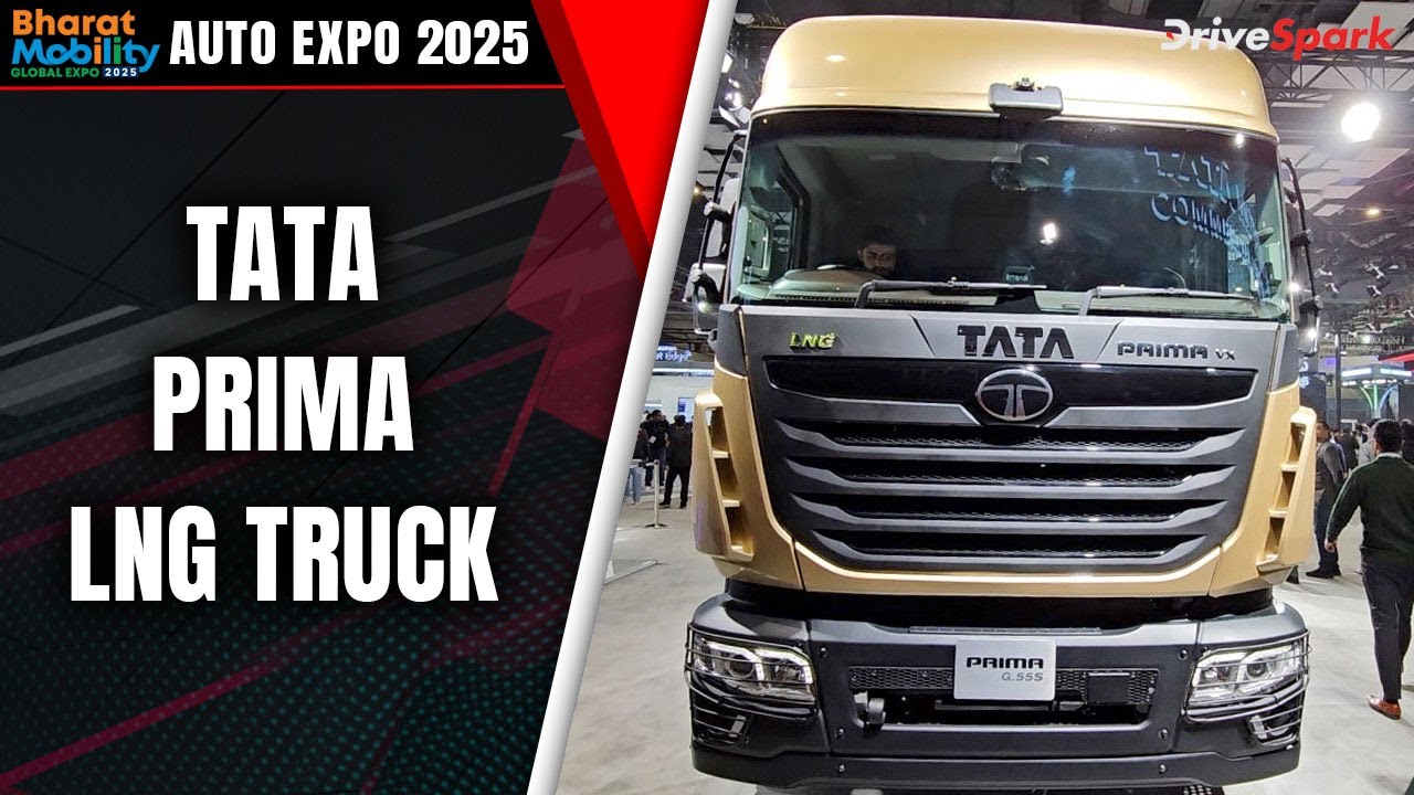 Auto Expo 2025: Tata Prima LNG Truck Walkaround | 280hp | 1100Nm | ADAS | Promeet Ghosh