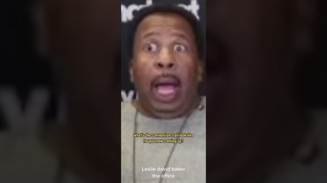 Leslie David Baker Live at the Fan Expo. #theoffice #funny #stanleyhudson