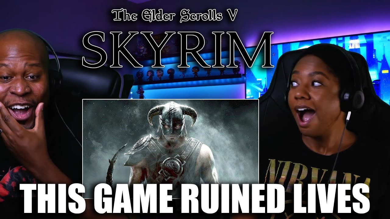 Wife Discovers Elder Scrolls [Skyrim] Reaction