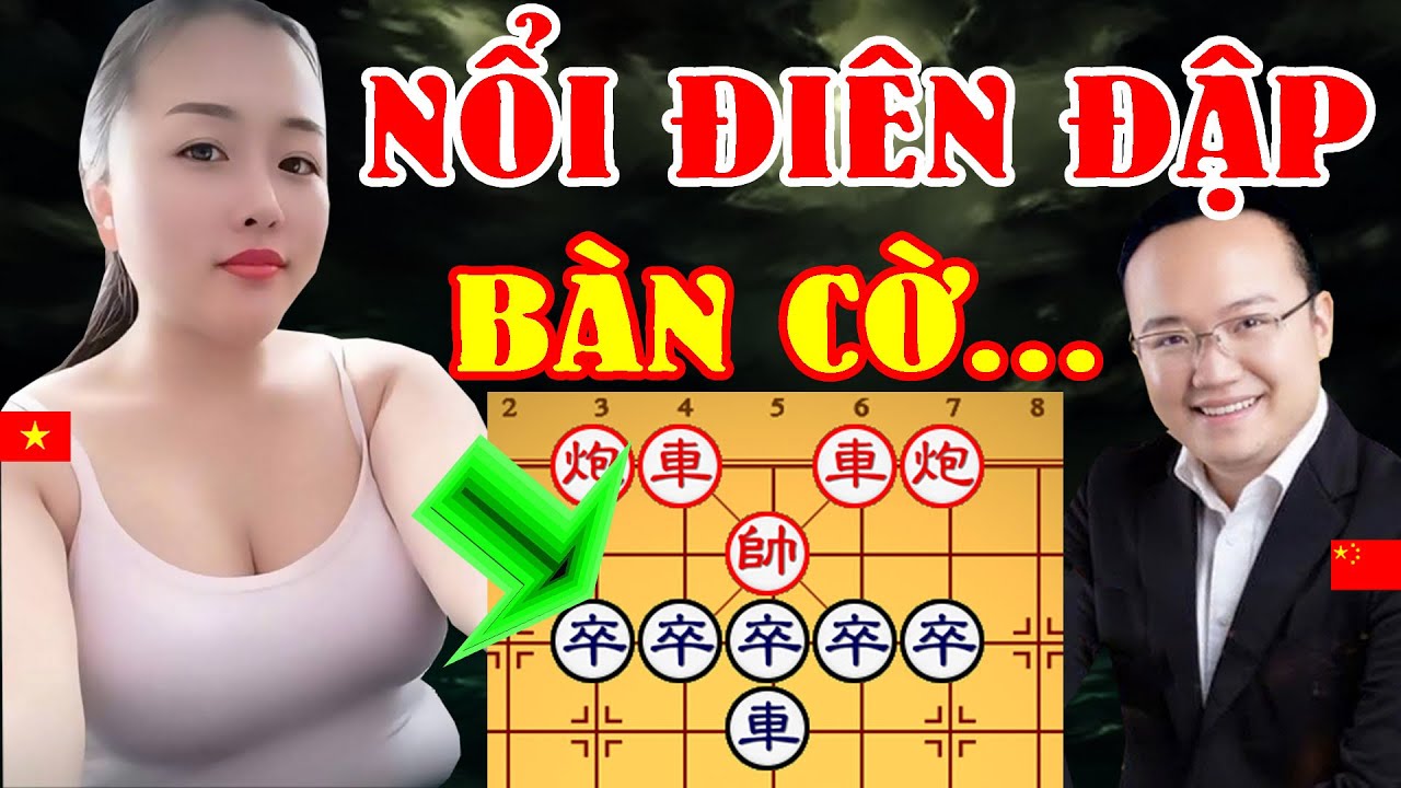 🔴 CỜ TƯỚNG | CHUNG KẾT ĐẬP BÀN VÌ BỊ GÁI VIỆT LỪA ĂN 2 XE TÀN ĐỘC