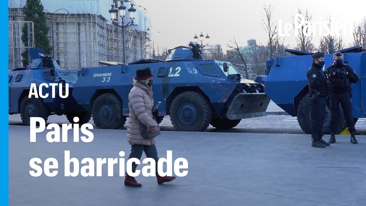 Paris se barricade en attendant l'arrivée des « Convois de la liberté»