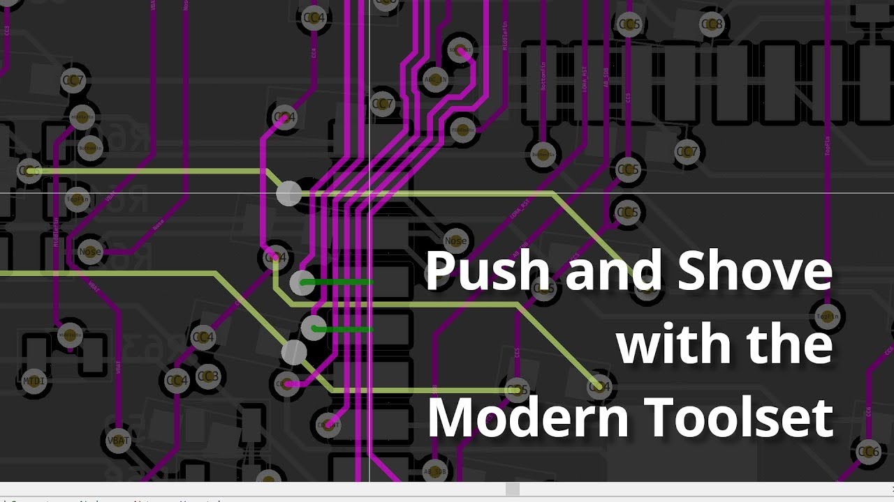 KiCad 5.0 - Modern Toolset (Push & Shove Router)