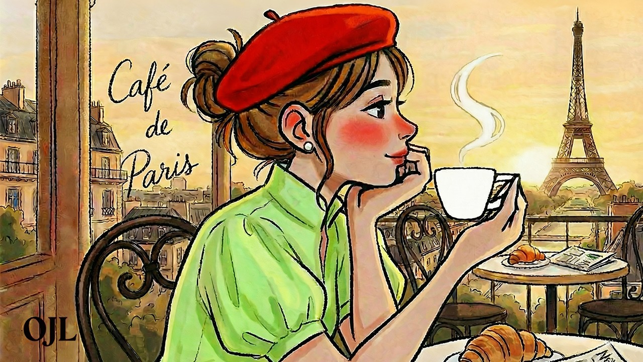 French Vintage Jazz — Spring Paris Café | 1940s Romantic Jazz | Soft jazz music for relaxation