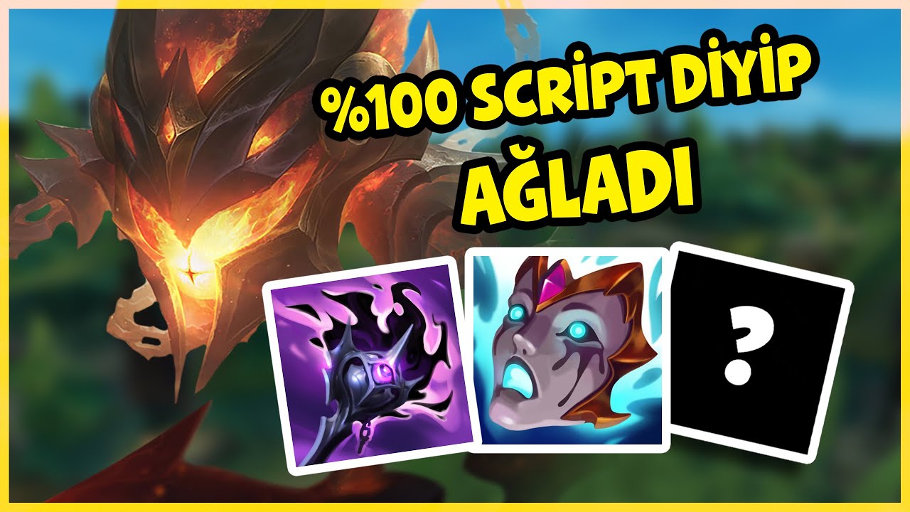 İTEMLER NERFLENEBİLİR AMA YAKAN VELKOZ ASLA !! SCRİPT DİYE KUDURDU !!! | Apophis