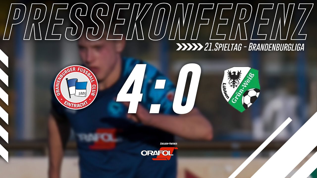 Pressekonferenz /// OFC vs. SV Grün-Weiß Lübben / Endstand 4:0