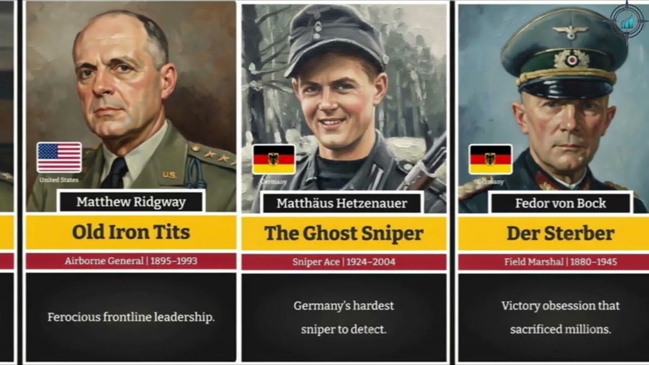 The Most Feared Men of World War II — Names That Shook the Battlefield