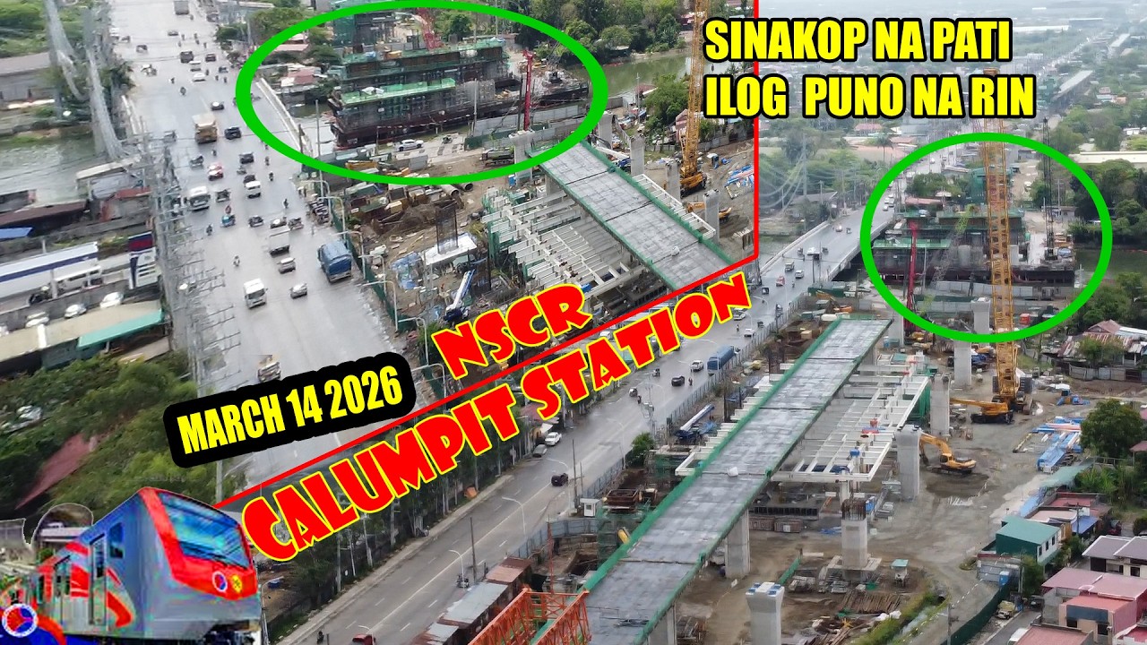 NSCR update new calumpit station abot hangang ilog / pnr nscr update