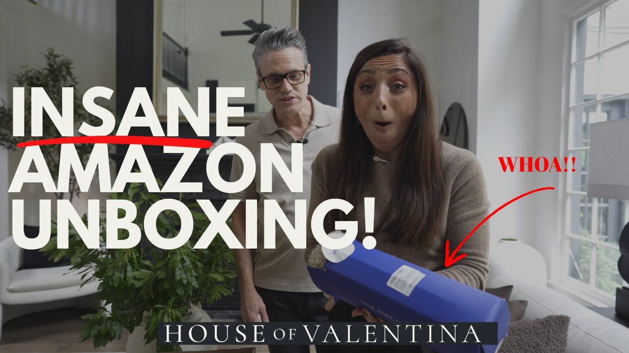 Our Biggest AMAZON HAUL EVERRRRRR!!! Unbox with us!! Luxe for Less Home Decor