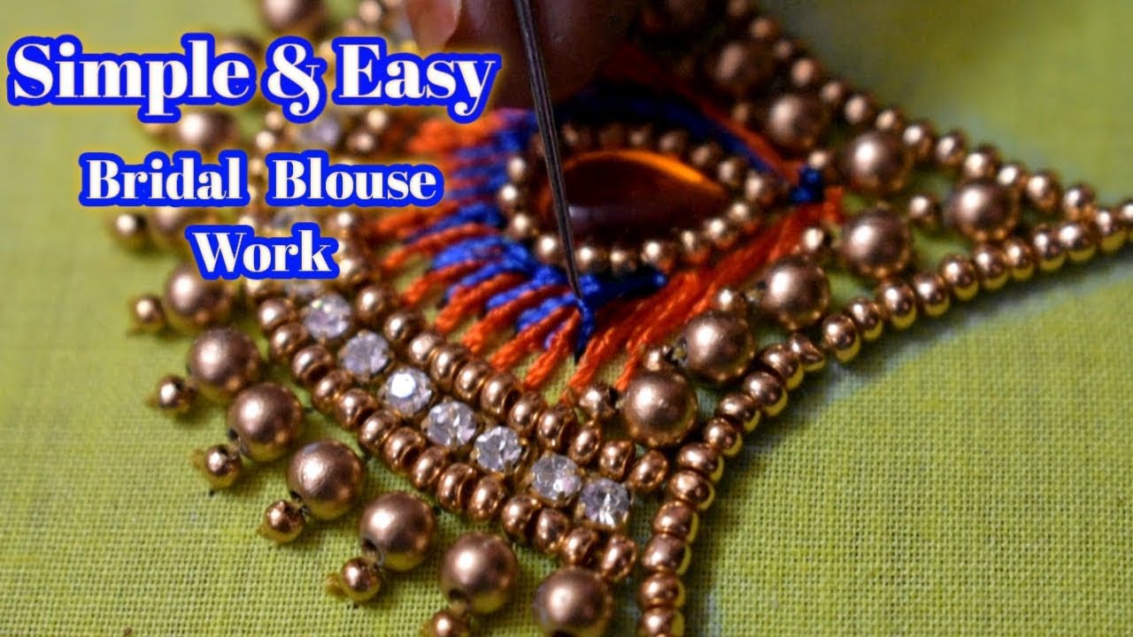 Simple and Easy Bridal Blouse Work | Easy Work Tricks | Online Classes | Nakshatra Designers