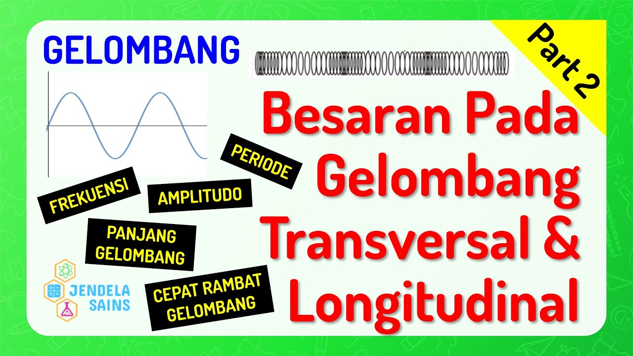 Gelombang &bull; Part 2: Besaran-Besaran Pada Gelombang Transversal dan Longitudinal