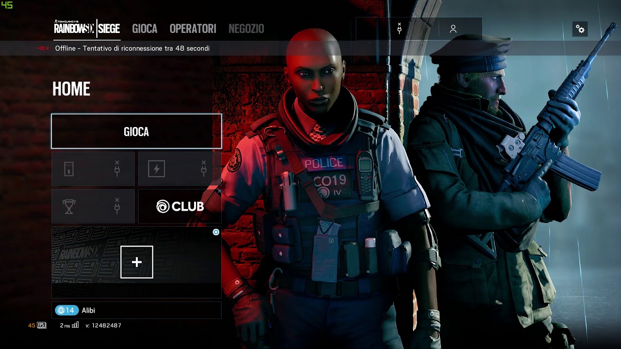 [Rainbow Six Siege] Operation Grim Sky - Menu Screen