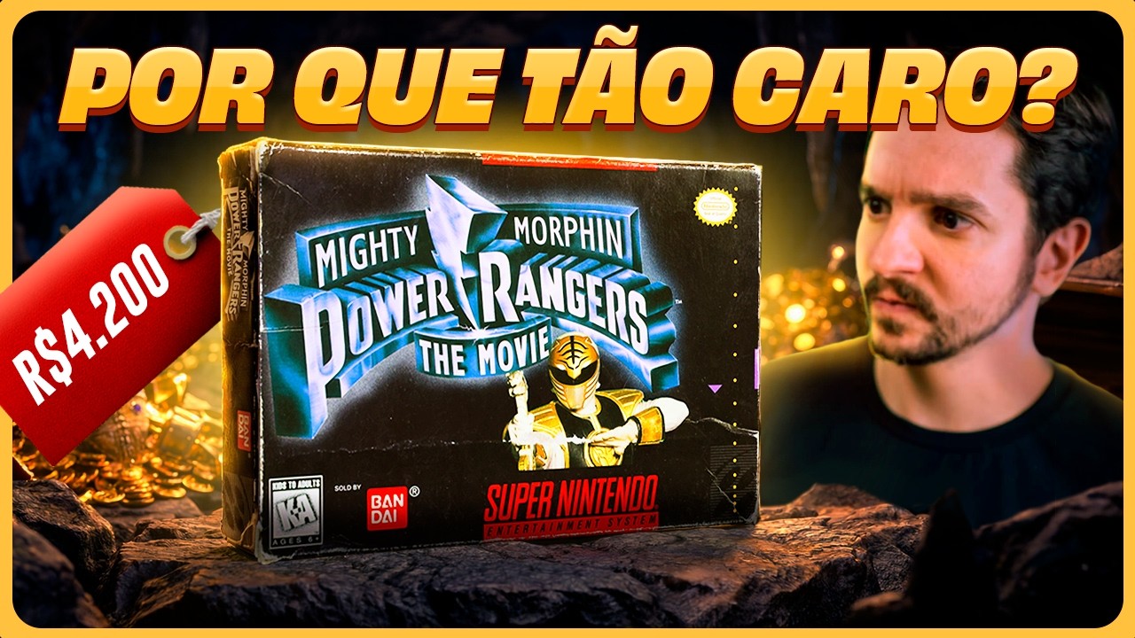 UMA PRECIOSIDADE! POWER RANGERS THE MOVIE DO SUPER NINTENDO, VALE MESMO ISSO TUDO?