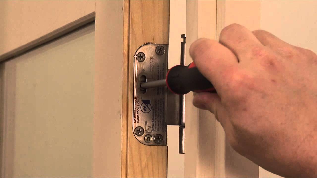 How to Adjust the Hinges on a Swinging Wood Patio Door