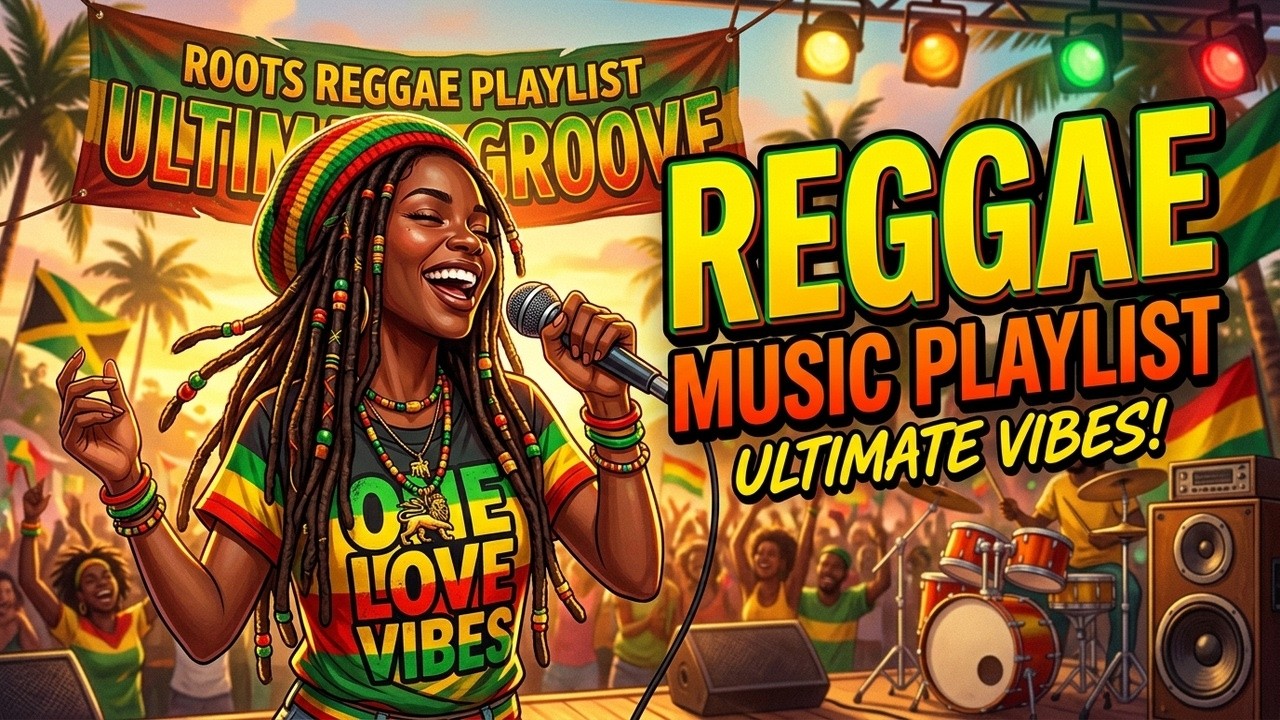 Soothing Island Reggae Experience 🍃 Chill Tropical Beats for Mindfulness and Positive Flow