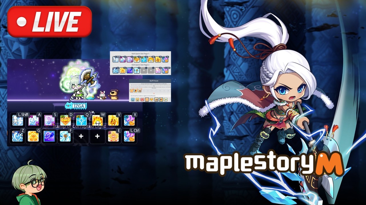 🔴 MapleStory M🍁 เริ่มชินปุ่มใหม่กันหรือยัง? ส่วนผมยัง 555