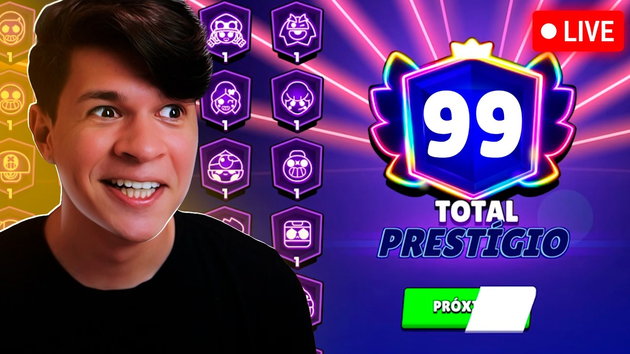 PUSHANDO PRESTÍGIO no BRAWL STARS!