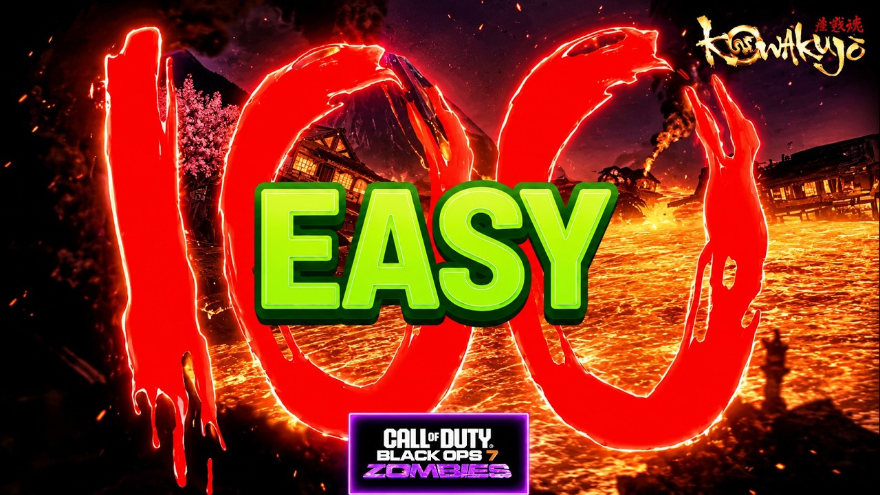 EASY Round 100 on KOWAKUJO (High Round Strategy - Black Ops 7 Zombies)