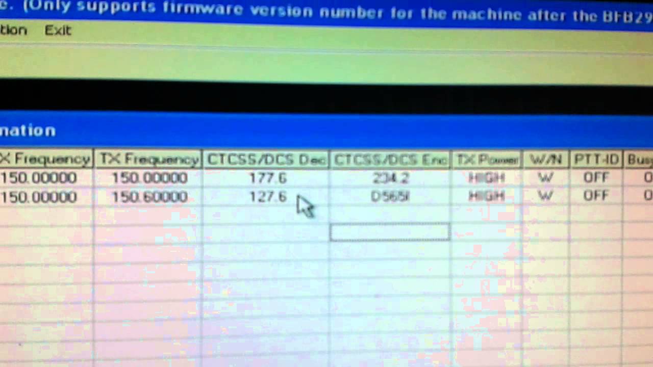 Baofeng uv5r tonos distintos en una frec