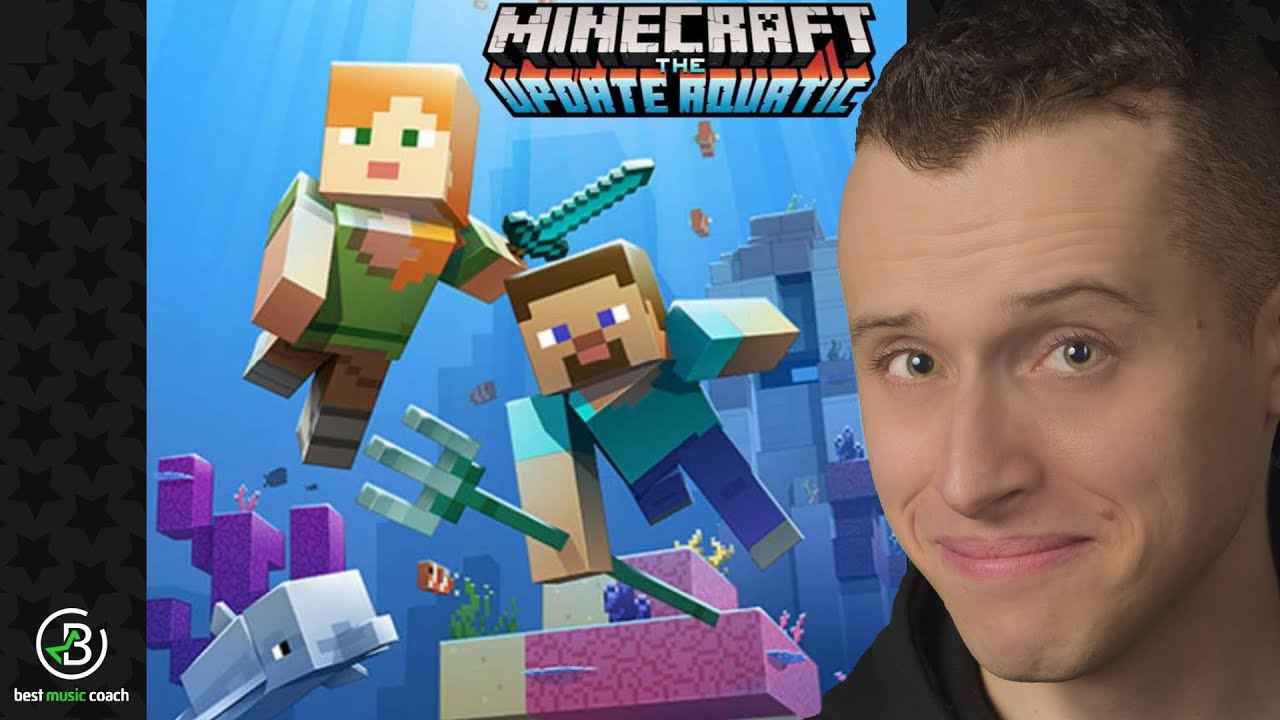 Впервые слышу об обновлении MINECRAFT Aquatic Reaction LIVE | Реакция на оригинальный саундтрек