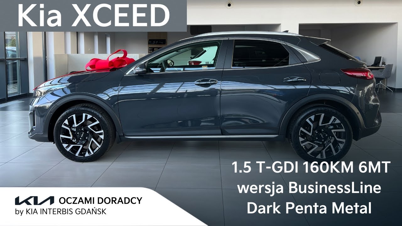 Kia XCEED MY2024 [1.5 T-GDI 160KM 6MT] wersja Businessline w kolorze Penta Metal | 4K