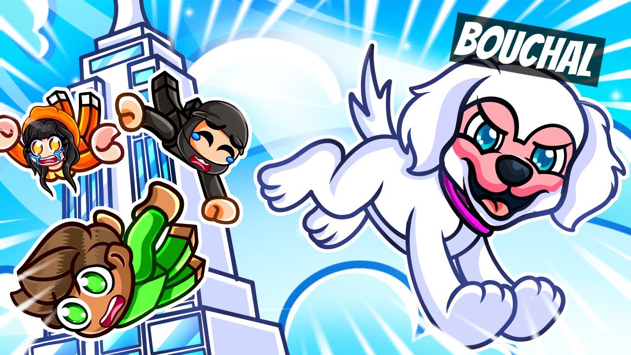 Trollím KAMARÁDY jako PES v LEZENÍ na VĚŽ v Robloxu!