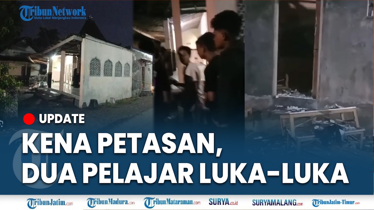 🔴RACIK MERCON, DUA PELAJAR KENA LEDAKAN Petasan di Musala Udanawu Blitar