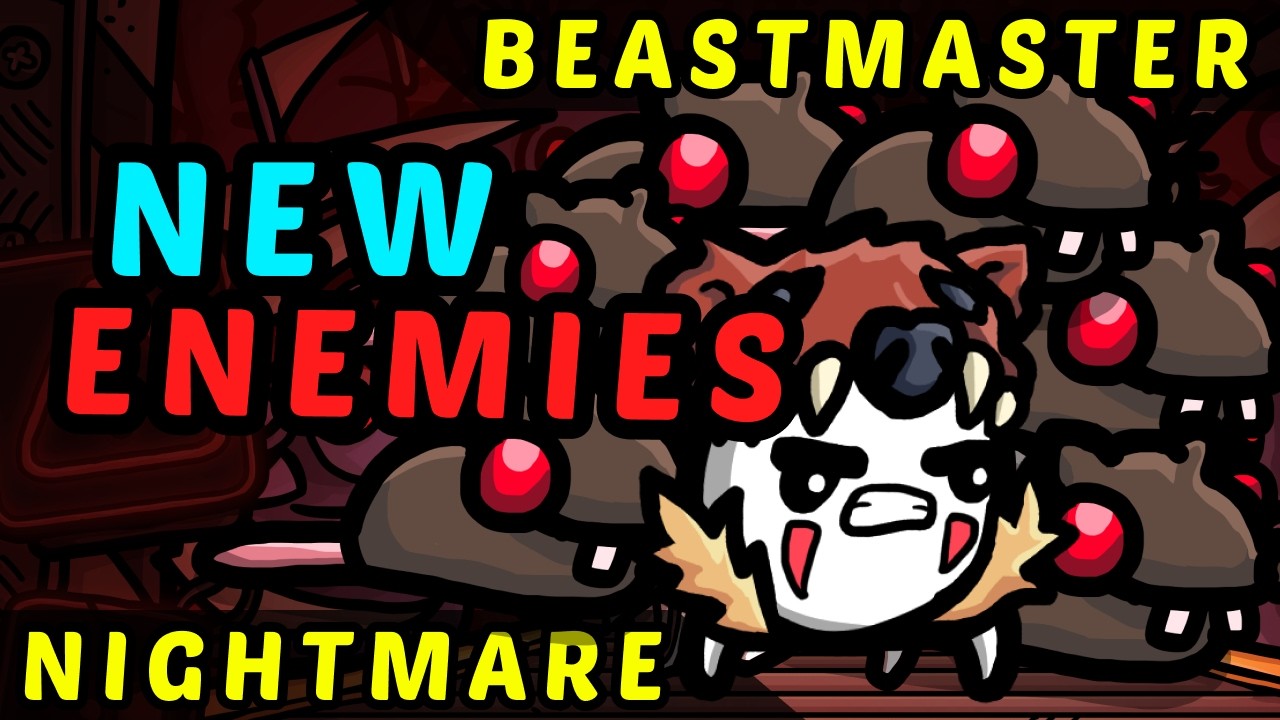 NEW ENEMIES, NEW NIGHTMARES - Beastmaster - Brotato All Pain No Gain Update