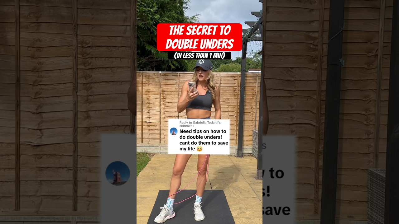 The key to double unders 🗝️ Relax and jump slow 👍🏼 
