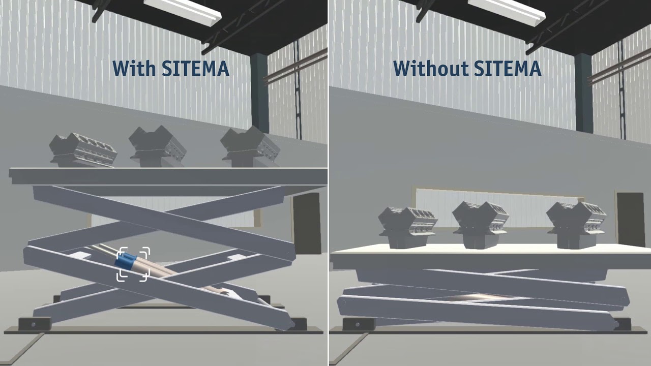 Securing Lifting Tables - SITEMA Safety Locks