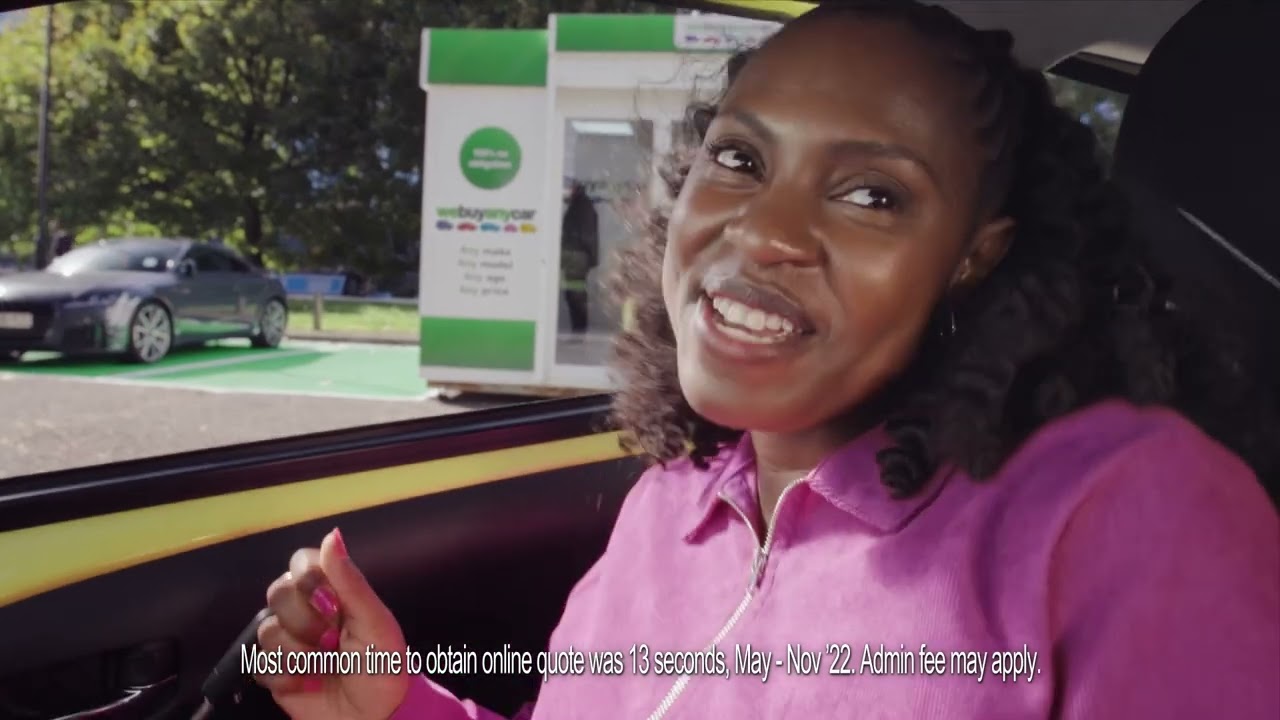 '30-second quote' featuring Naomi & family | 2022/23 TV advert | webuyanycar