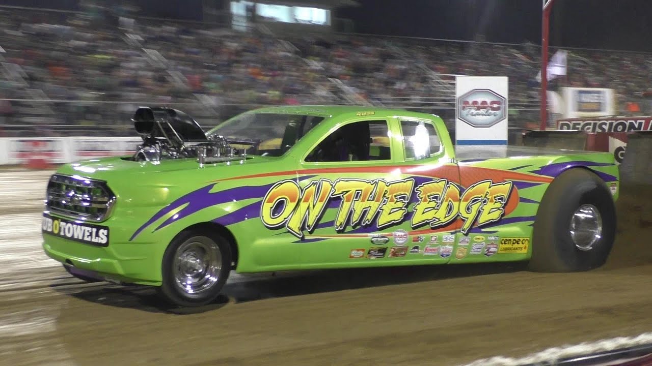 Truck Pulling 2021 Lucas Oil Champions Tour Wild Wheelstanding Modified 2WD Trucks At Benson, NC