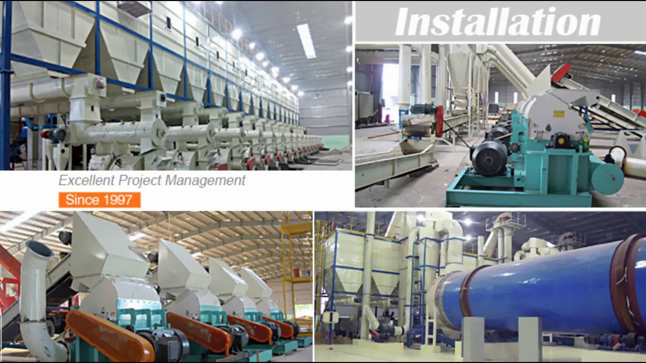 20T/H complete wood pellet plant