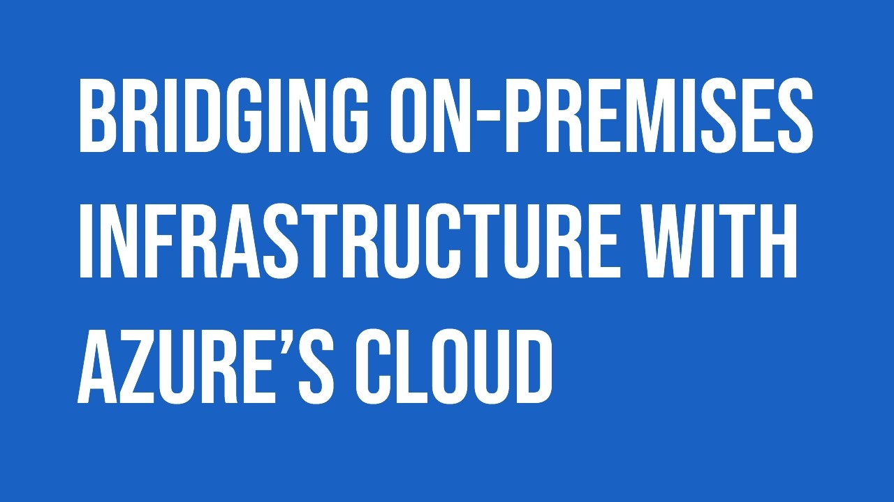 Microsoft Windows Server bridging on-premises infrastructure with Azure's cloud.