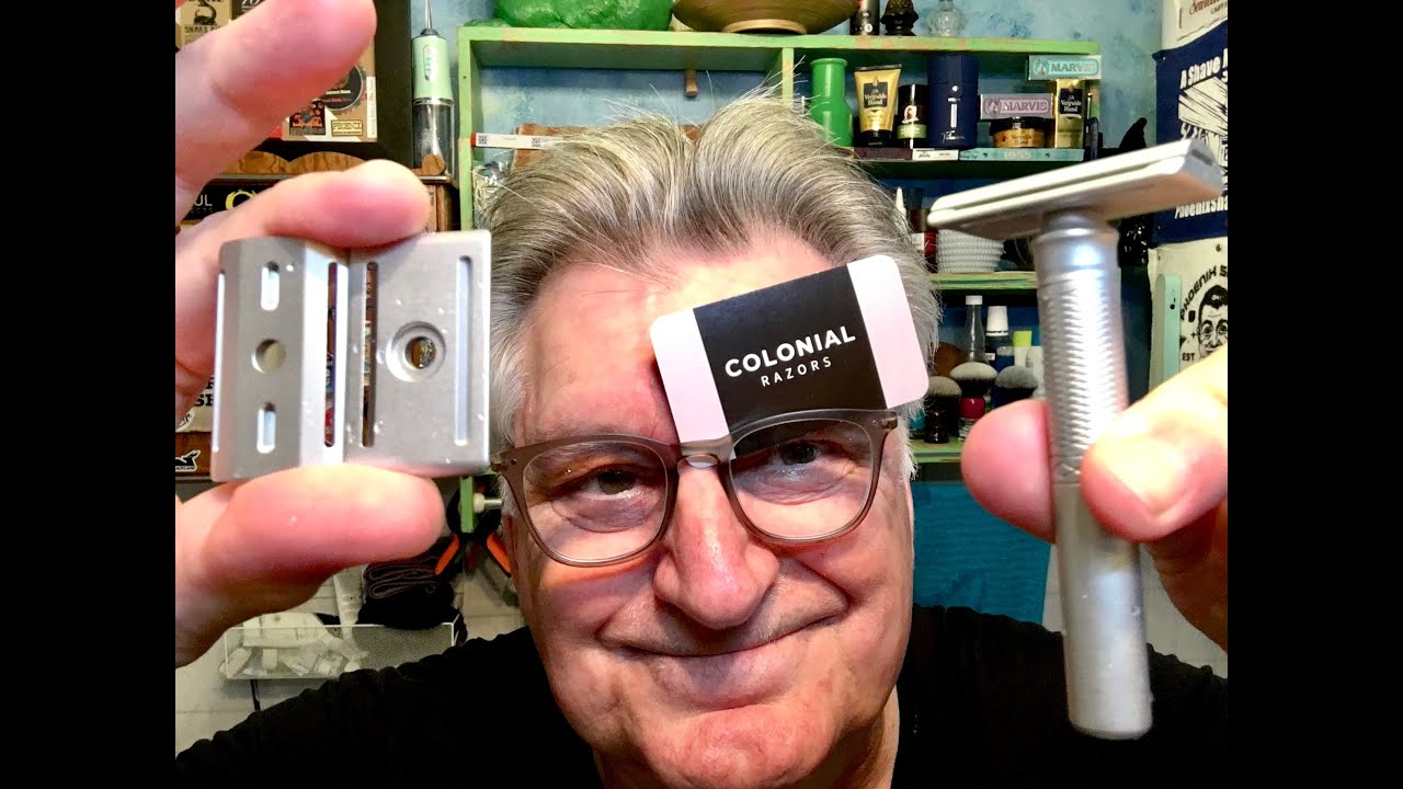 Rasierhobel Test : COLONIAL razor Alu mit 3 Platten #wethshaving