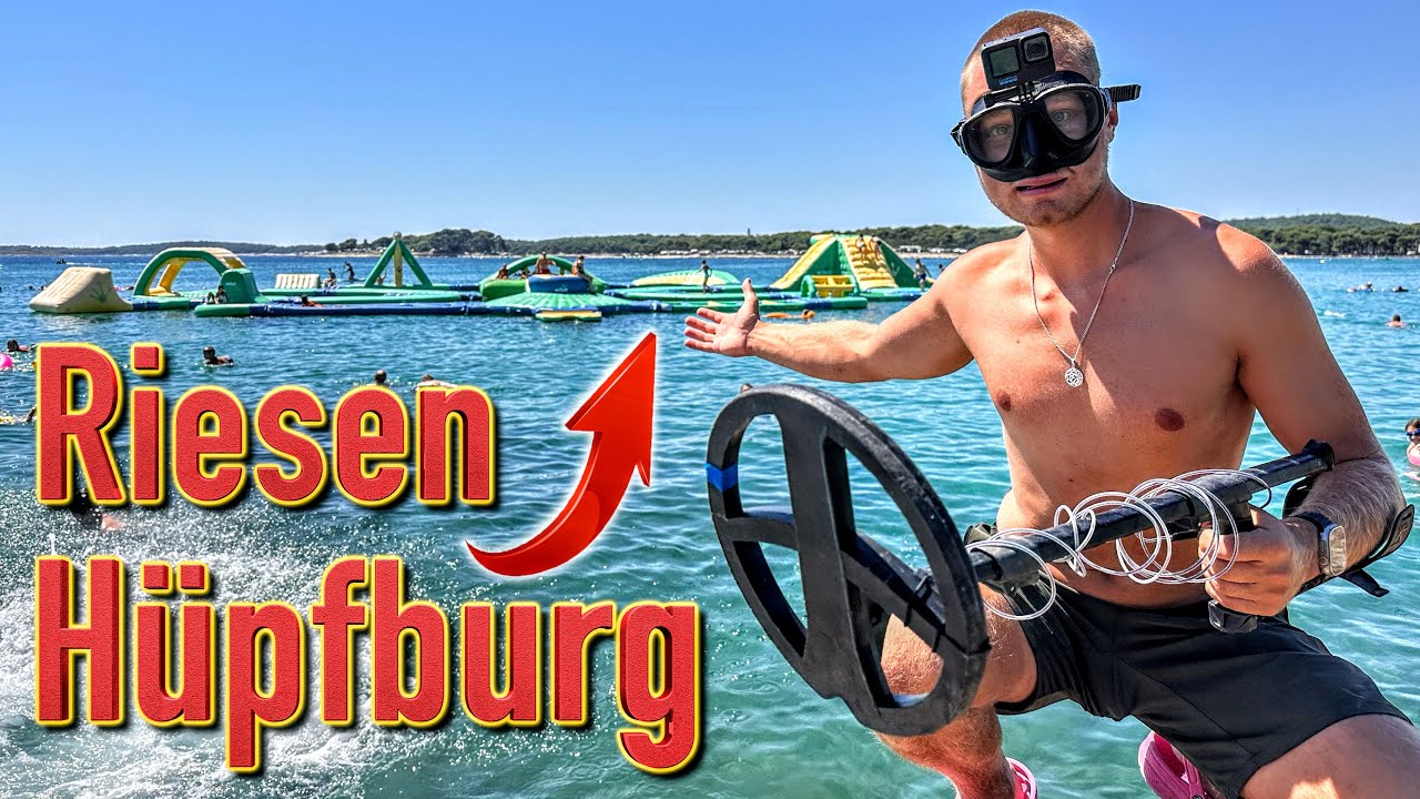 Was wurde auf der RIESEN H&Uuml;PFBURG verloren?! (Tauchen mit Metalldetektor) - Unterwasser Schatzsuche