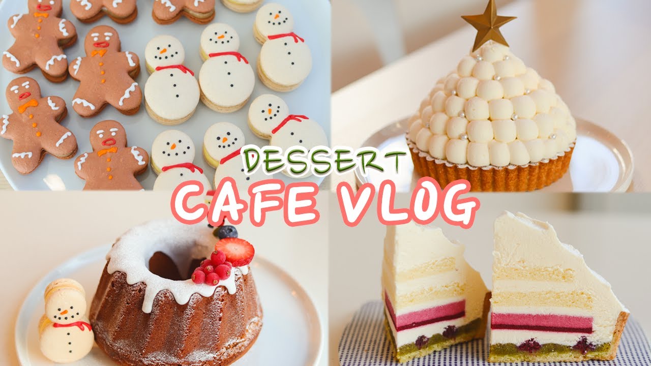 [ENG] 똑똑!🎅🏻🎄 선물이 도착했어요(ღˇ◡ˇ)♥ℒᵒᵛᵉᵧₒᵤ♥ | 타르트 트리 만들기|CAFE VLOG|내복곰