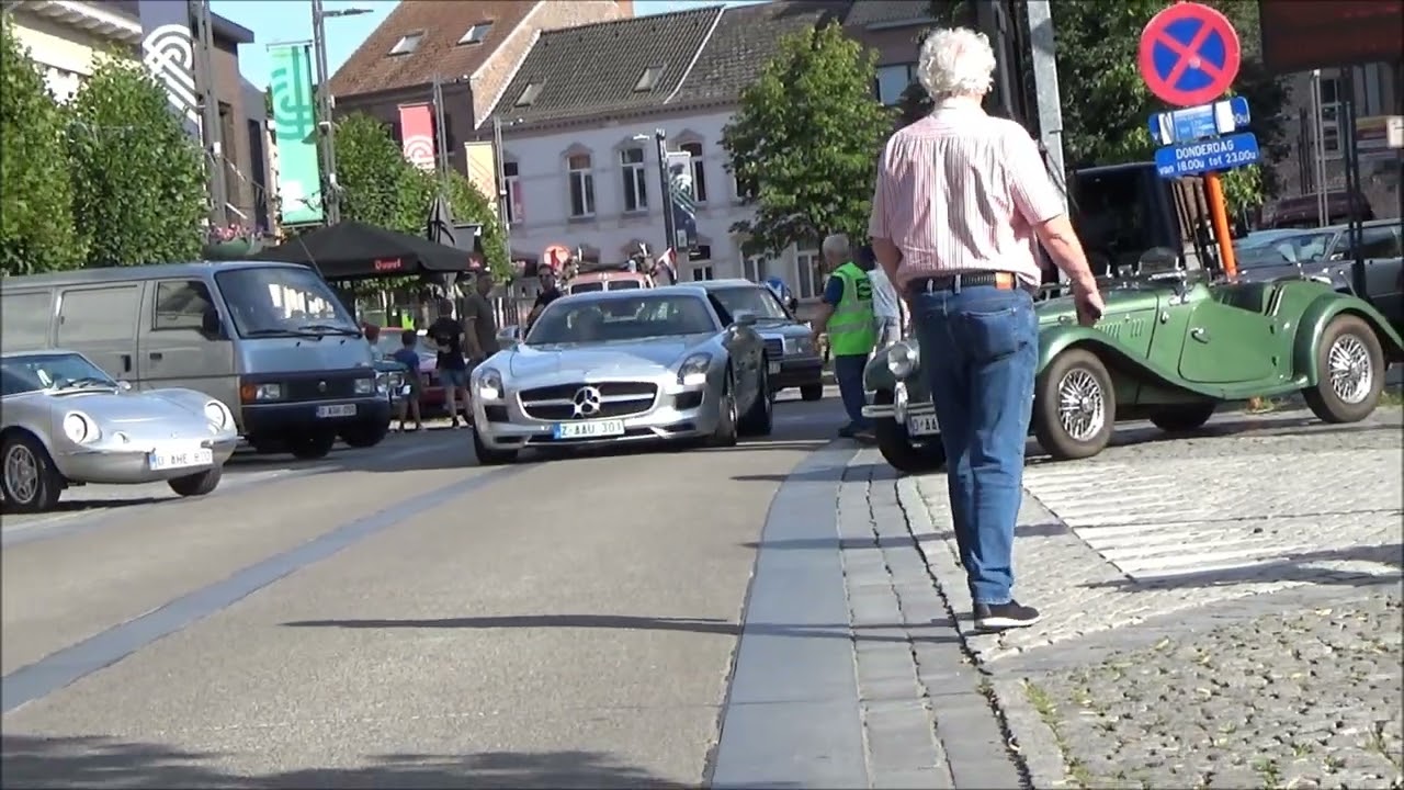 oldtimer event CCFP Mercedes, The arrivals