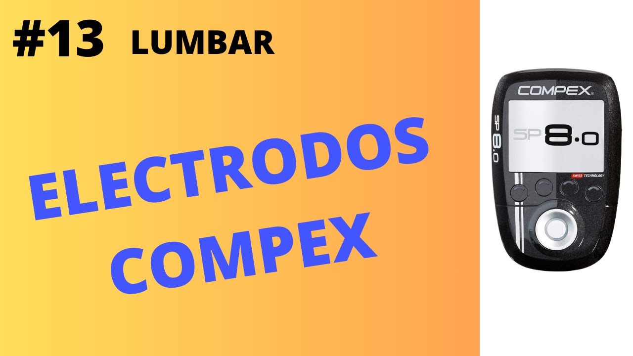 ⭕#13 COMPEX en LUMBAR- ¿Cómo se ponen los electrodos? Coloca bien los parches del electroestimulador