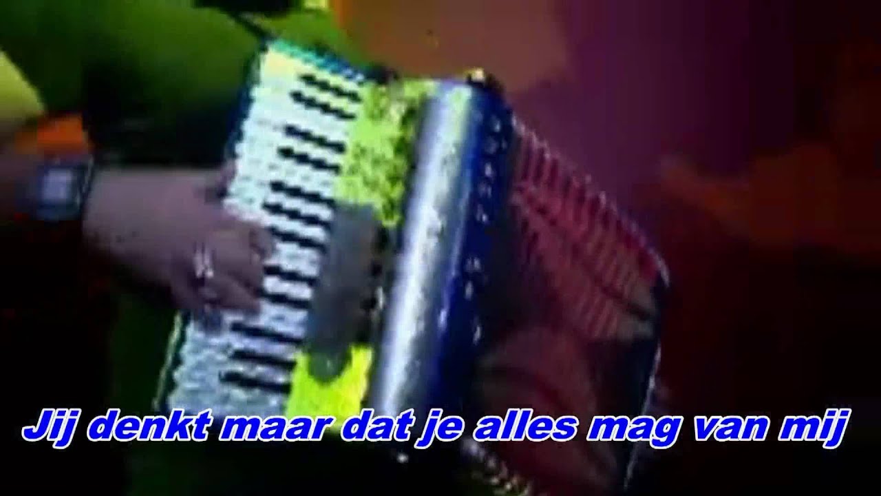 KARAOKE - JIJ DENKT MAAR DAT JE ALLES MAG VAN MIJ - FRANS DUITS [HD]