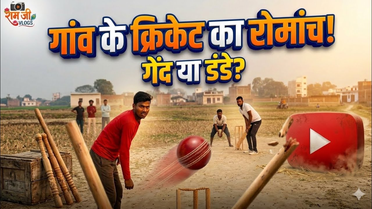ll Gav ke cricket ka romance ll गांव के cricket ka रोमांस ll