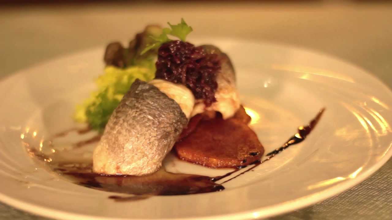 Cocina. Dorada rellena de jamón