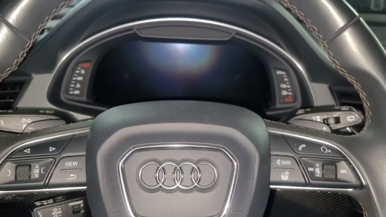 AUDI S Q7. Пневмоподвеска. Как заблокировать для ремонта ходовой части на Ауди.