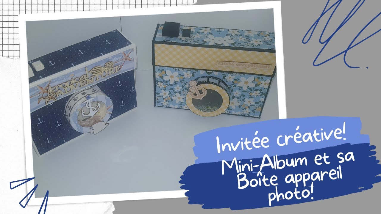 Mini Album sous forme d'appareil photo! #scrapnewage,#Invitée créative,#scrapbooking !