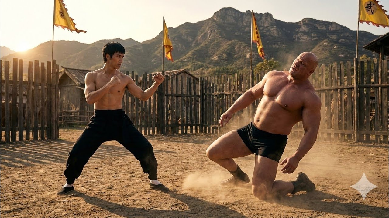 Bruce Lee vs Giant Monster 💪 Most Dangerous Village Fight | Extreme Motivation