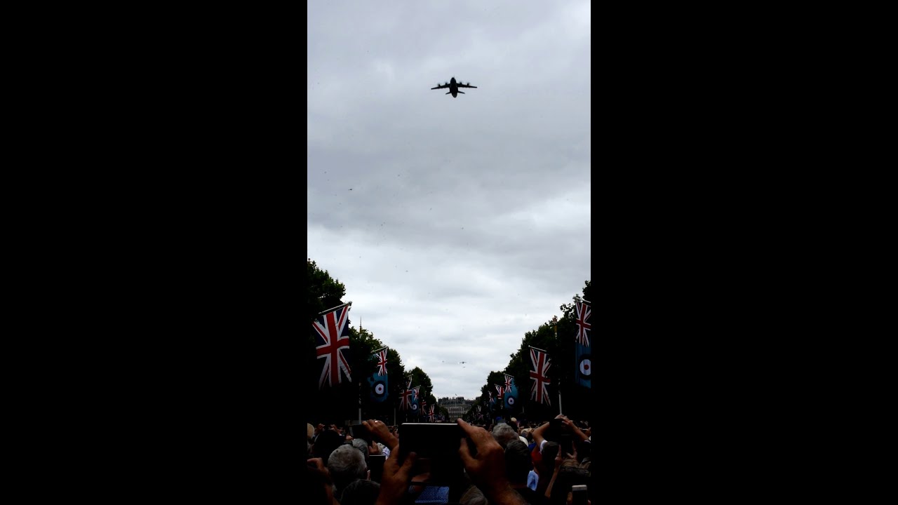 RAF100 Flypast over Buckingham Palace.