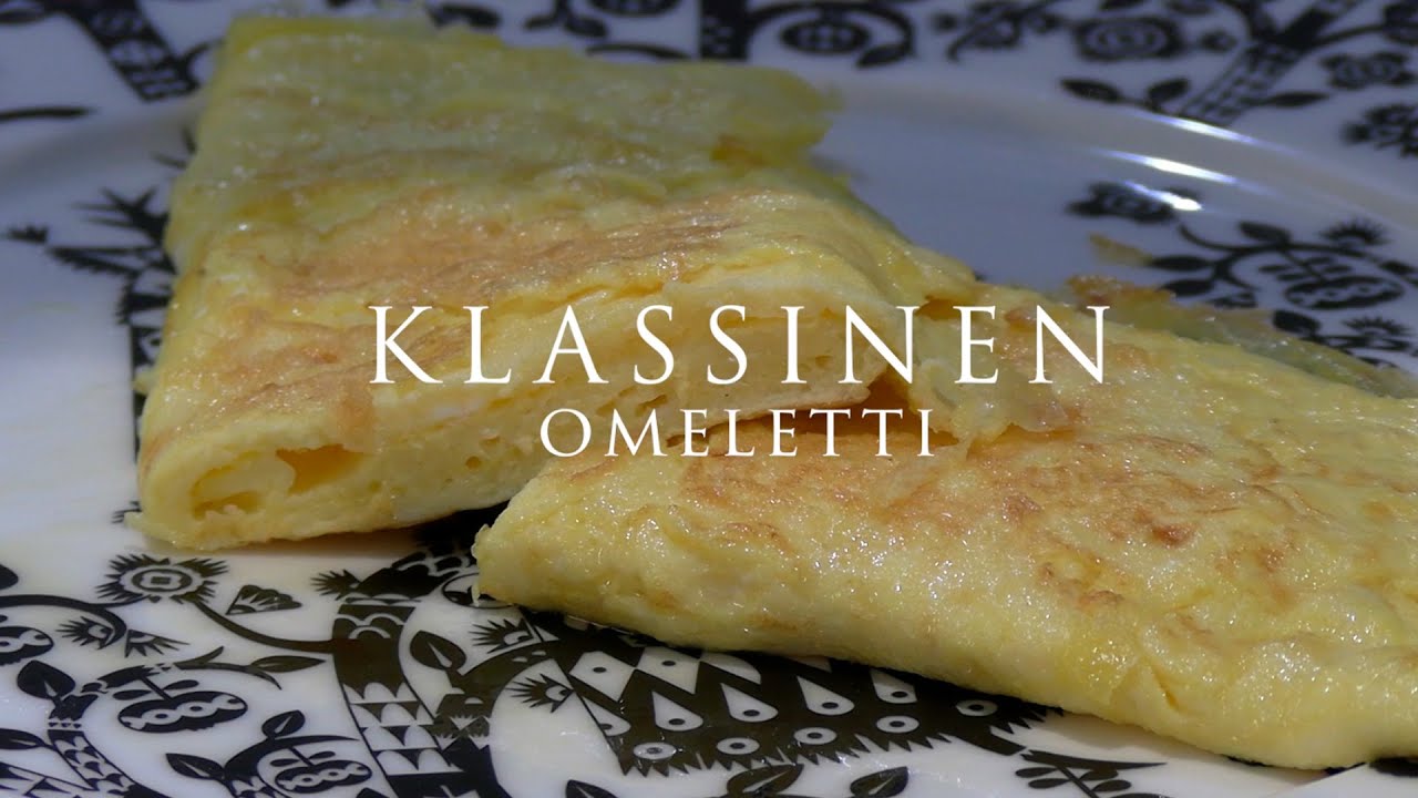 Klassinen helppo munakas eli omeletti - Classic Omelette by AaPee