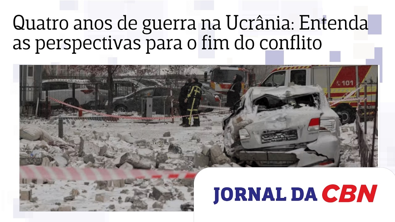 Quatro anos de guerra na Ucrânia: Entenda as perspectivas para o fim do conflito