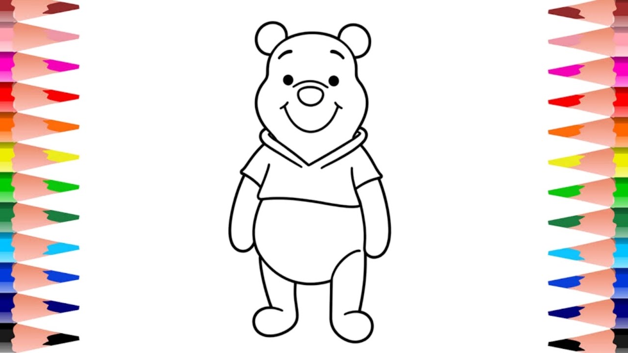 Mewarnai Winnie The Pooh // Coloring Winnie The Pooh