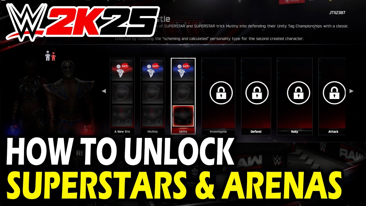 Как разблокировать суперзвёзд и арены в MyRise на WWE 2k25 (все разблокировки)